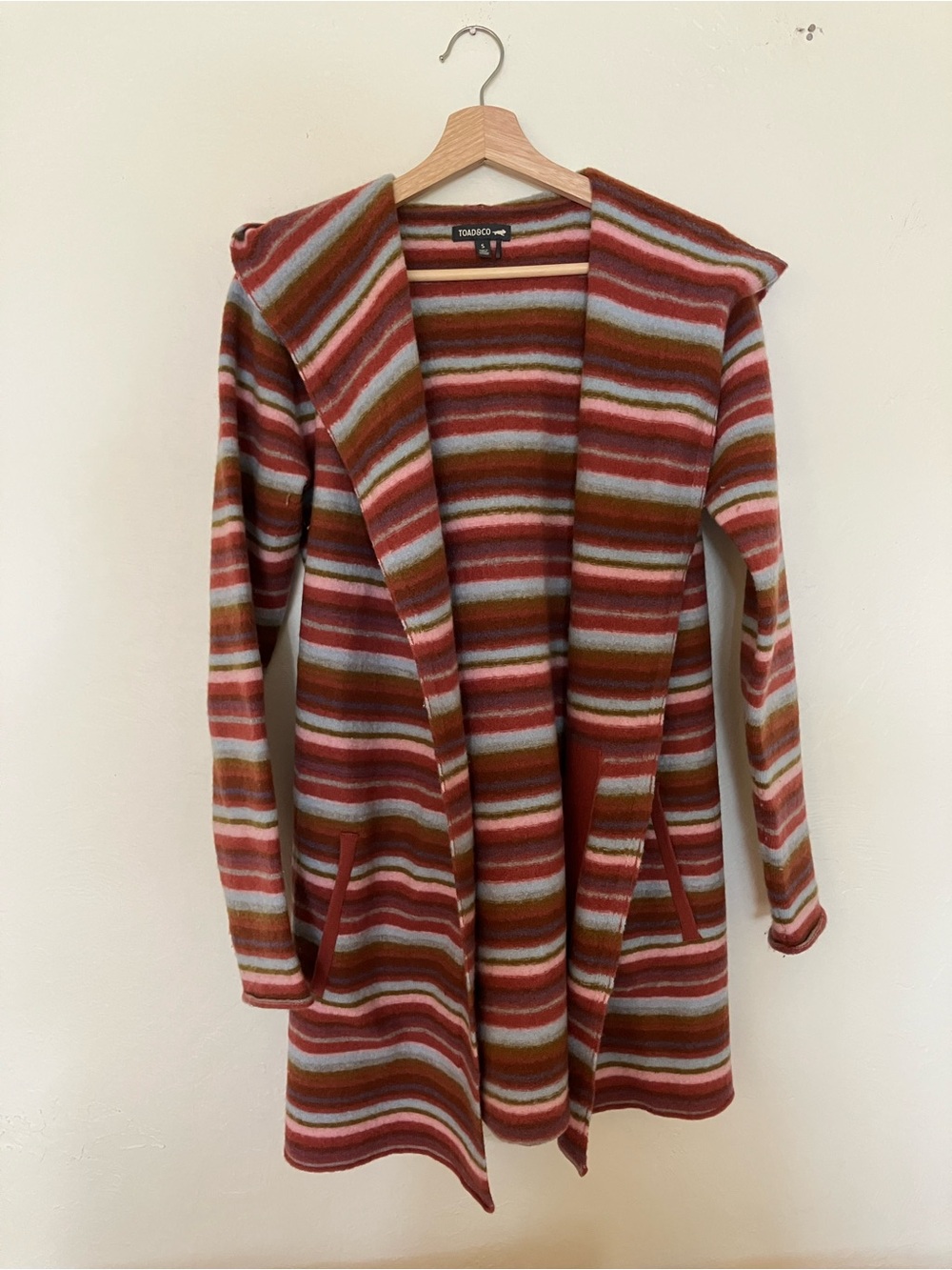 Toad&Co Heartfelt Hoodie in Cedar Stripe